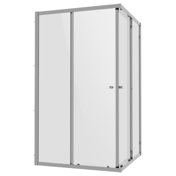 Sealey DH300 | Corner Shower Entry Enclosure 1000 x 800 x 1850mm with 6mm Tempered Glass - Chrome