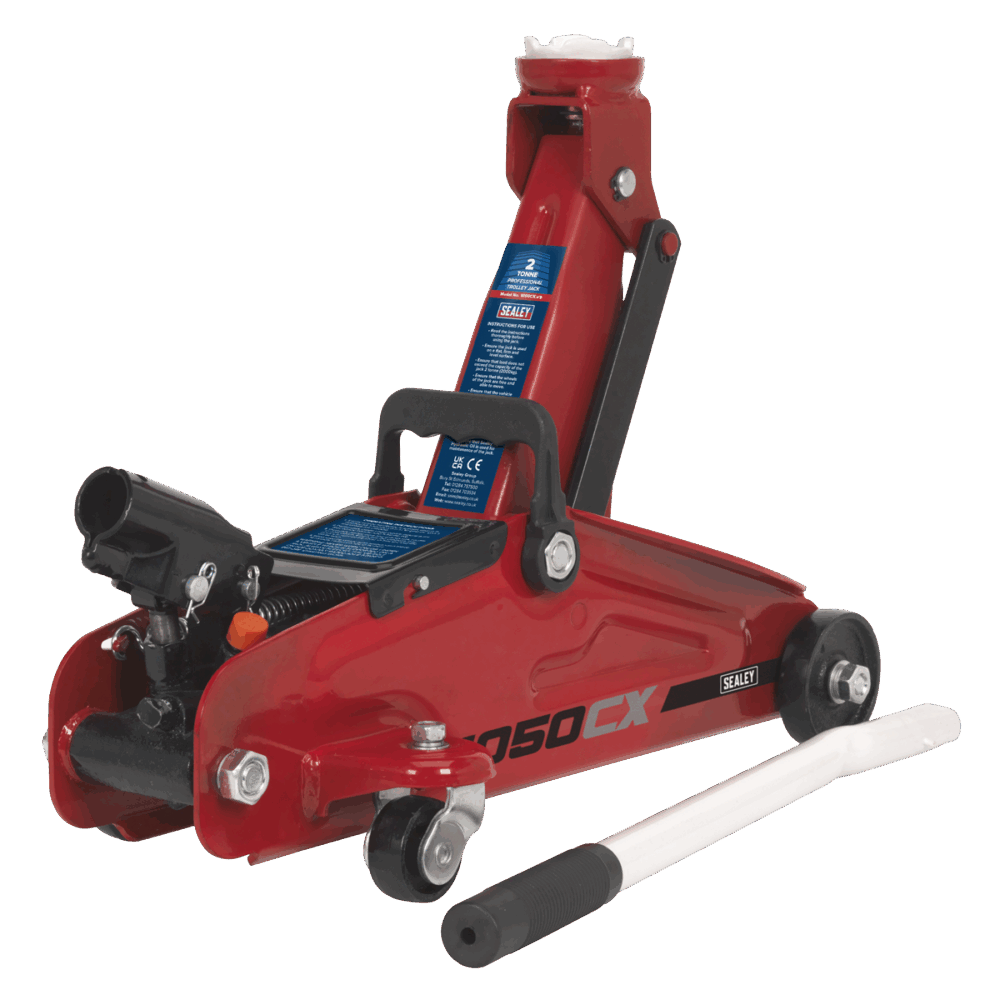Sealey 1050CX | Short Chassis Trolley Jack 2 Tonne