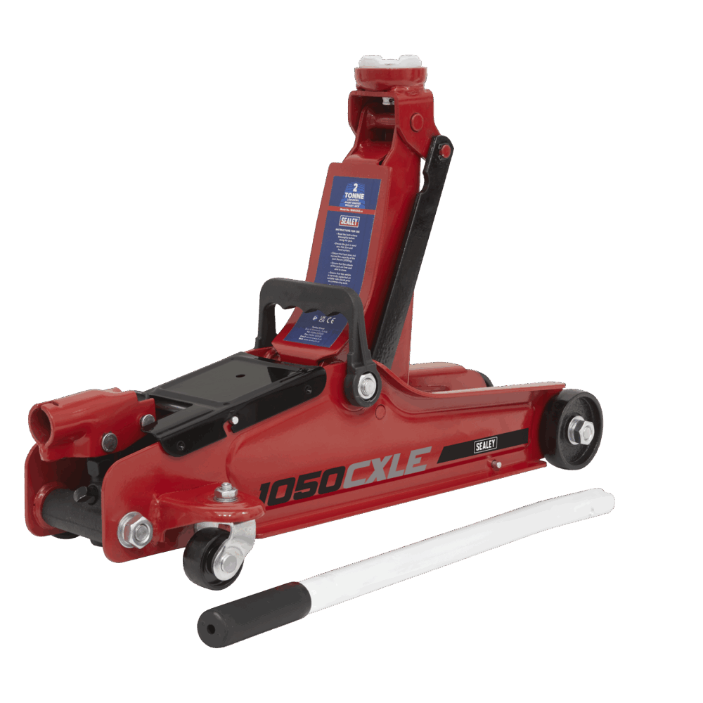 Sealey 1050CXLE | Low Profile Short Chassis Trolley Jack 2 Tonne