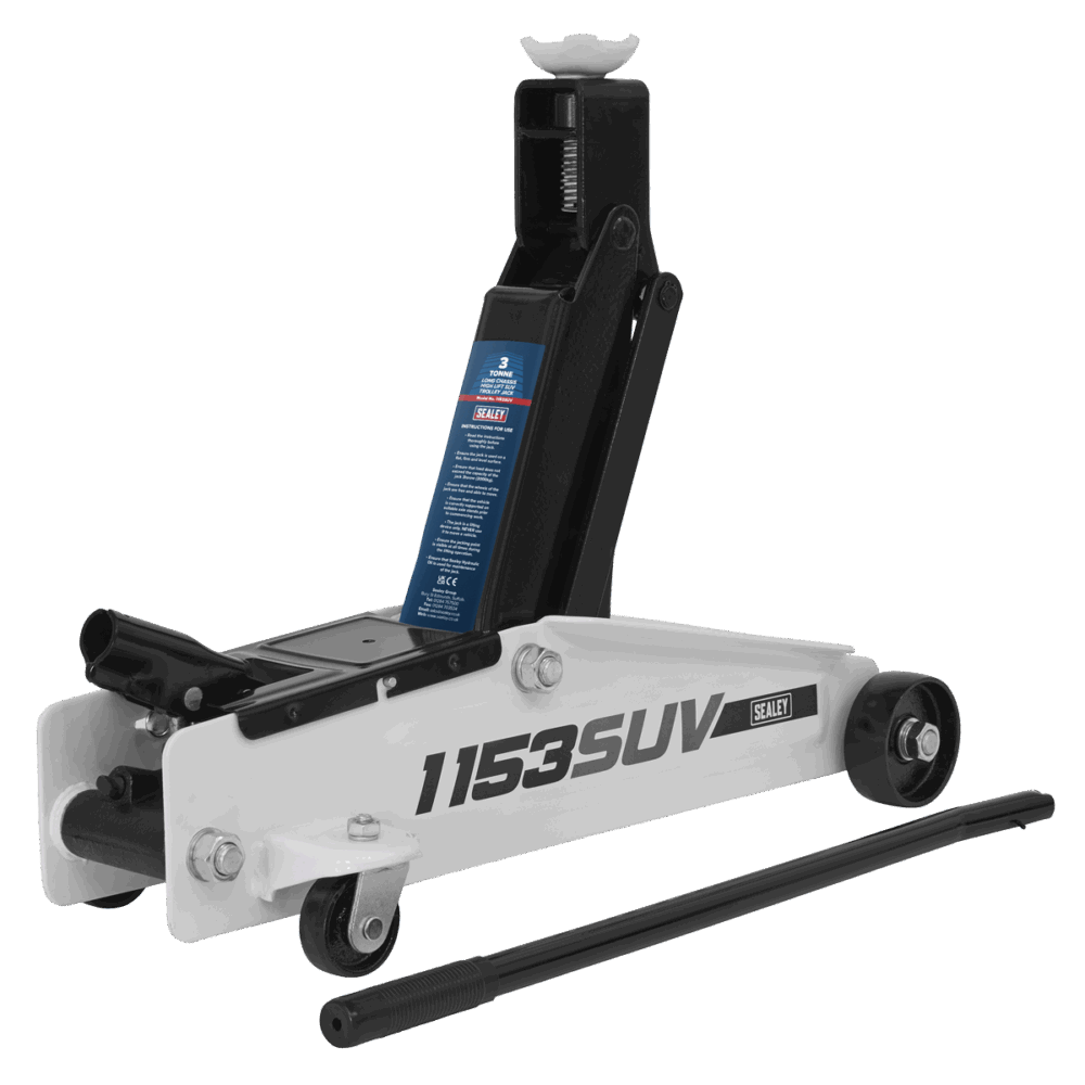 Sealey 1153SUV | Long Reach High Lift SUV Trolley Jack 3 Tonne