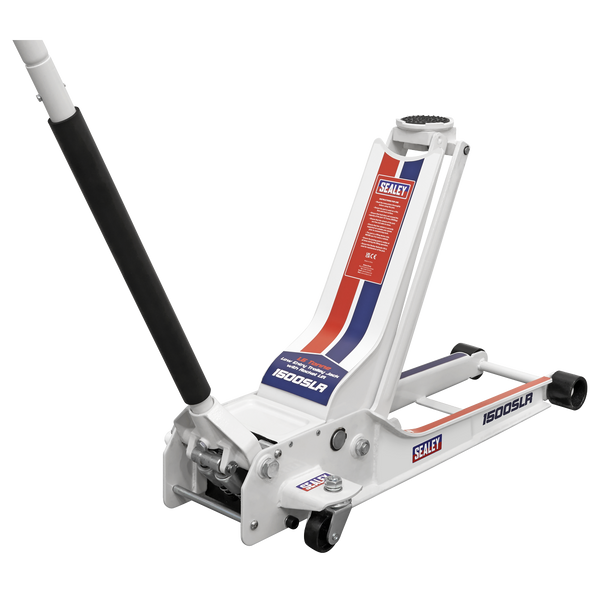 Sealey 1500SLR | Low Profile Long Reach Rocket Lift Trolley Jack 1.5 Tonne