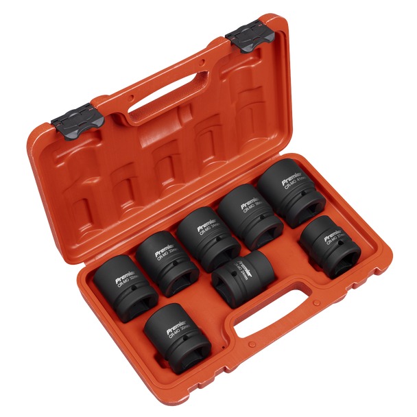 Sealey AK889M | Premier Impact Socket Set 1"Sq Drive 8pc