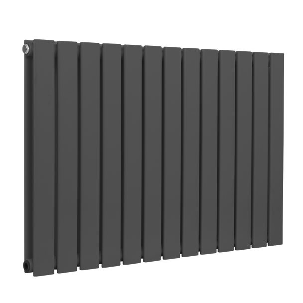Sealey DH341 | Baridi Horizontal Radiator Contemporary Double Flat Panel Design 600 x 910mm ? Anthracite