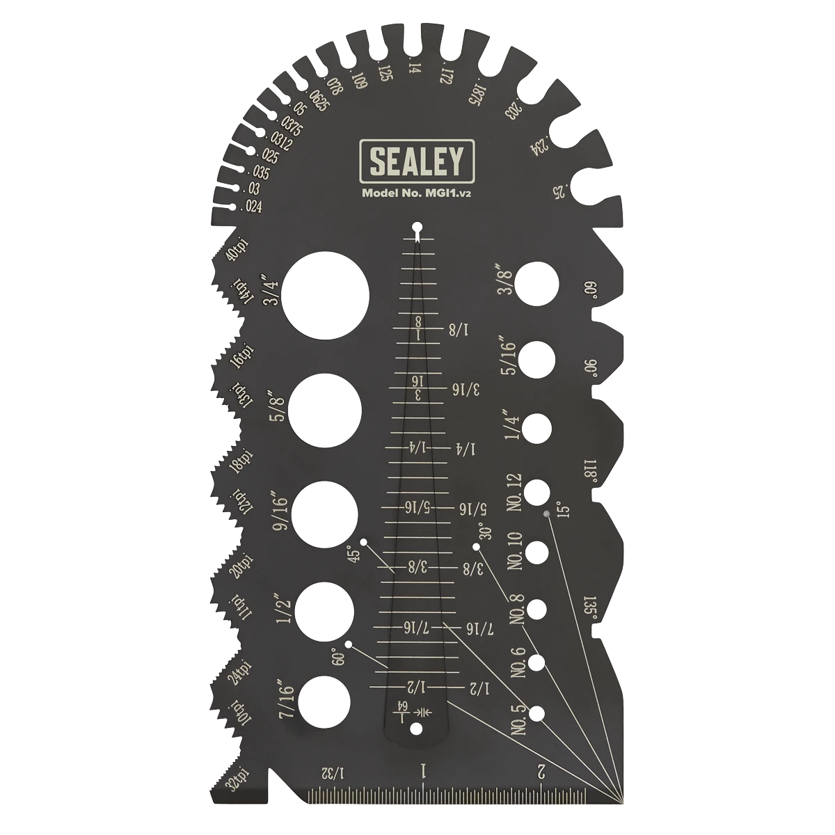 (NO PHO)Sealey MGI1 | Imperial Multifunction Gauge