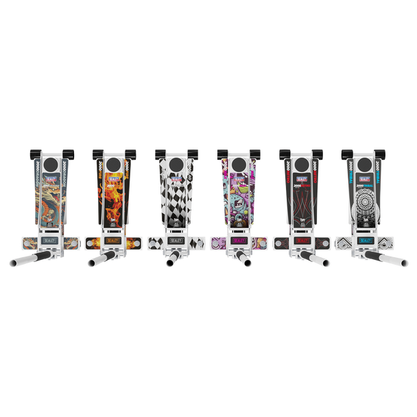 Sealey 2000CW  |  Low Entry Custom Design Trolley Jack with Rocket Lift 2 Tonne - White