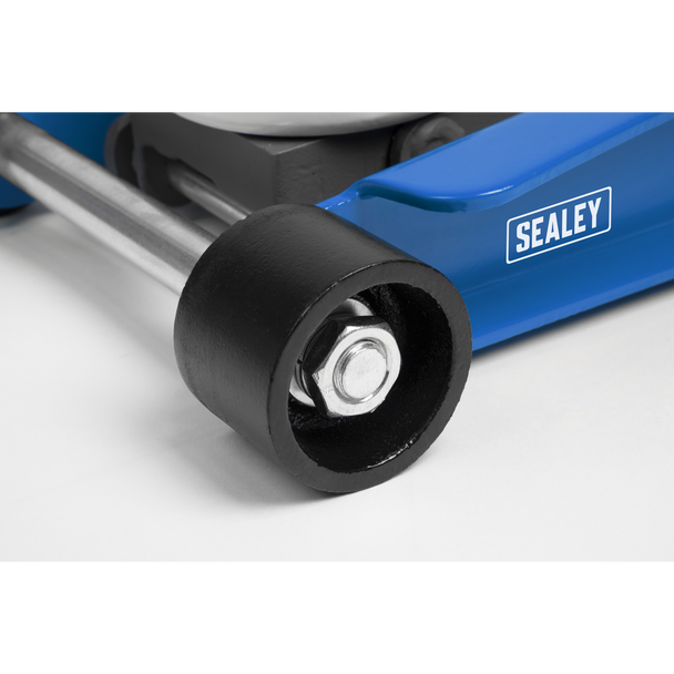 Sealey 2001LEBL | Low Profile Trolley Jack with Rocket Lift 2.25 Tonne - Blue