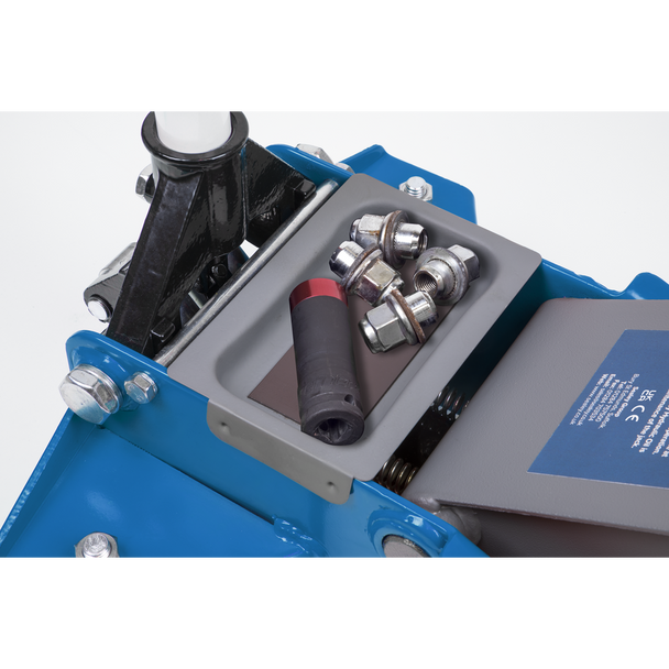 Sealey 2001LEBL | Low Profile Trolley Jack with Rocket Lift 2.25 Tonne - Blue