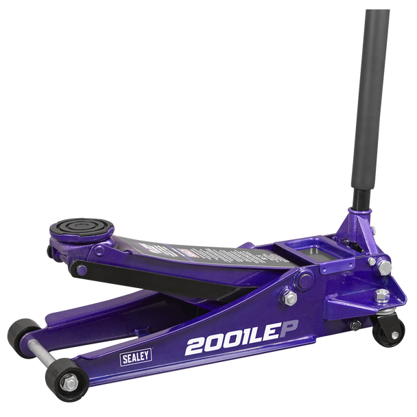 Sealey 2001LEP  |  Low Profile Trolley Jack with Rocket Lift 2.25 Tonne - Purple