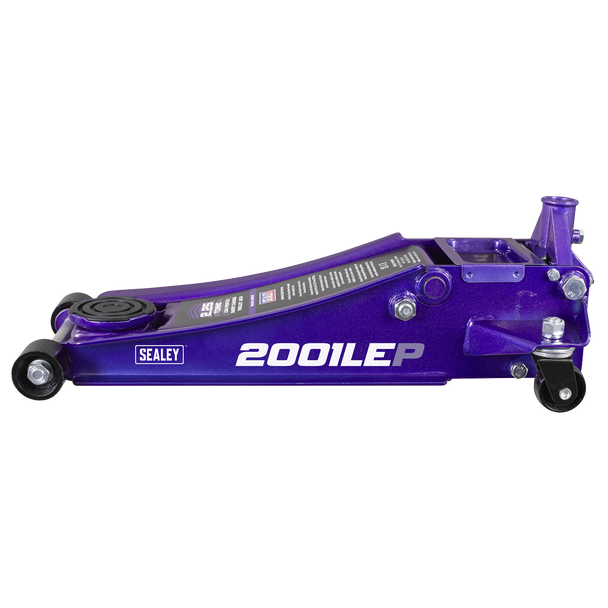 Sealey 2001LEP  |  Low Profile Trolley Jack with Rocket Lift 2.25 Tonne - Purple