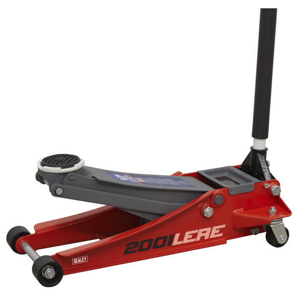 Sealey 2001LERECOMBO | Trolley Jack & Cordless Impact Wrench Combo - Red