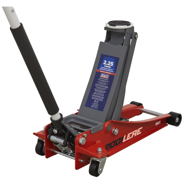 Sealey 2001LERECOMBO | Trolley Jack & Cordless Impact Wrench Combo - Red