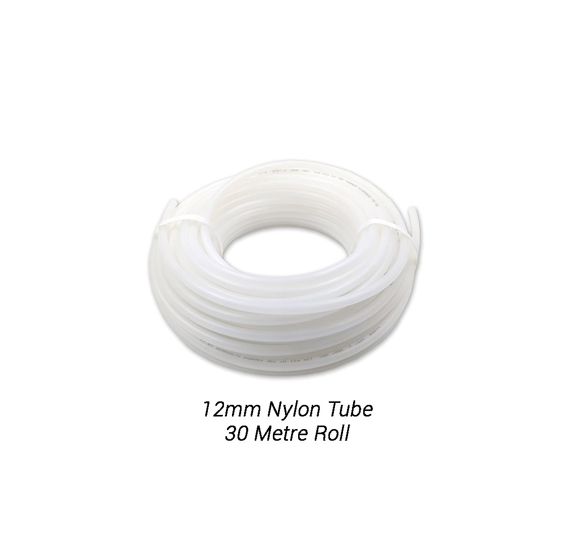 10mm ID 12mm OD Nylon Tube 30 Metre (Suitable for 12mm Pushfits)
