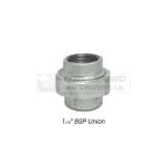 1 1/2" BSP Galvanized Union