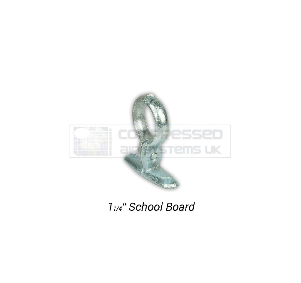 1 1/4" BSP Galvanized School Board Bracket