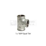 1 1/4" BSP Galvanized Equal Tee