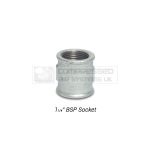 1 1/4" BSP Galvanized Socket