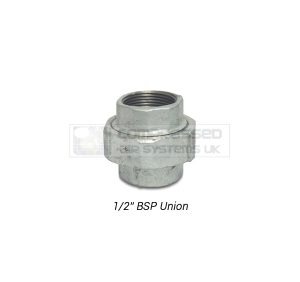 1/2" BSP Galvanized Union