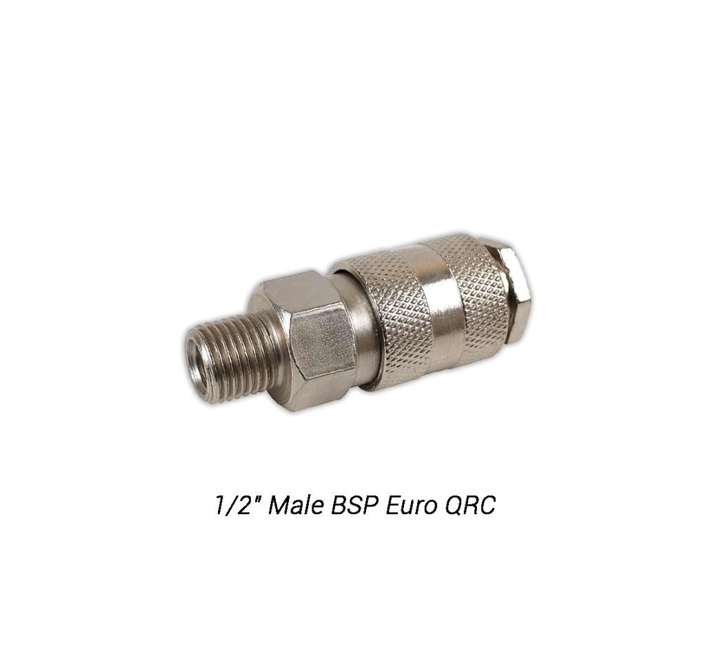 1/2" Male BSP Euro/ Universal QRC Coupling