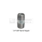 1/4" BSP Galvanized Barrel Nipple