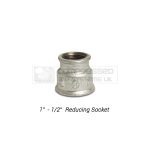 1" - 1/2" Galvanized Reducing Socket