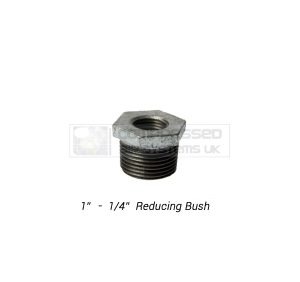 1" - 1/4" BSP Galvanized Reducing Bush