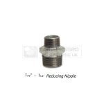 1 1/2" - 1 1/4" BSP Galvanized Reducing Nipple