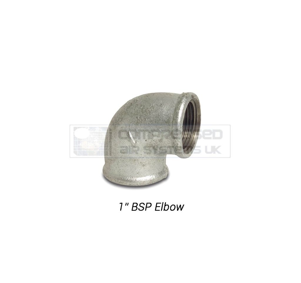 1" BSP Galvanized Elbow
