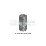 1" BSP x 60mm Galvanized Barrel Nipple