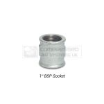 1" BSP Galvanized Socket