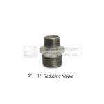 2" - 1" BSP Galvanized Reducing Nipple