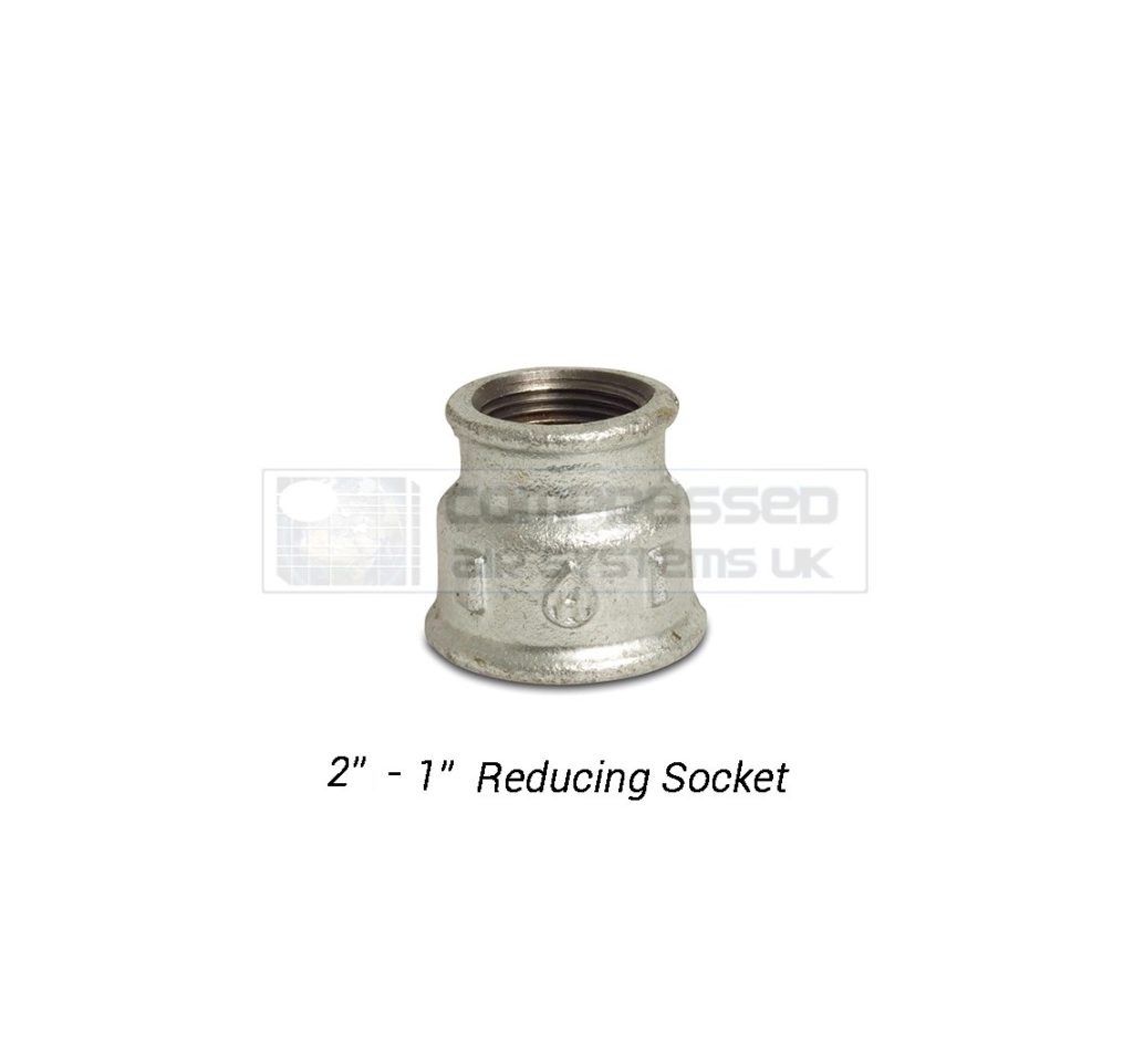 2" - 1" Galvanized Reducing Socket