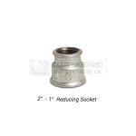 2" - 1" Galvanized Reducing Socket