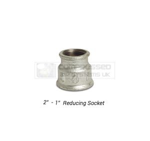 2" - 1" Galvanized Reducing Socket