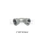 2" BSP Galvanized 90 Degree Female Bend