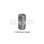 2" BSP X 80mm Galvanized Barrel Nipple