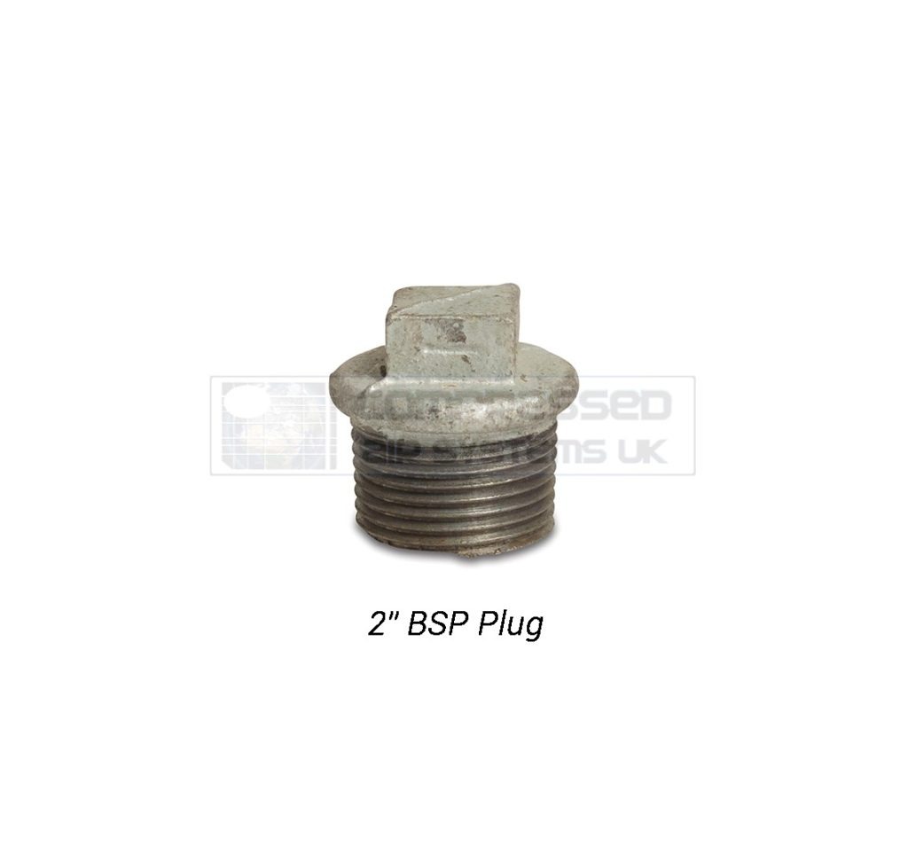 2" BSP Galvanized Plug