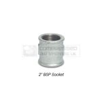 2" BSP Galvanized Socket