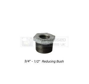 3/4" - 1/2" BSP Galvanized Reducing Bush