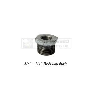 3/4" - 1/4" BSP Galvanized Reducing Bush