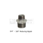 3/4" - 3/8" Galvanized Reducing Nipple