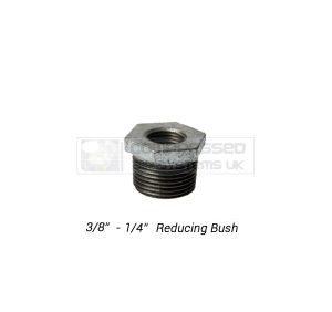 3/8" - 1/4" BSP Galvanized Reducing Bush