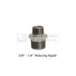 3/8" - 1/4" BSP Galvanized Reducing Nipple