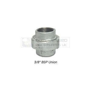 3/8" BSP Galvanized Union