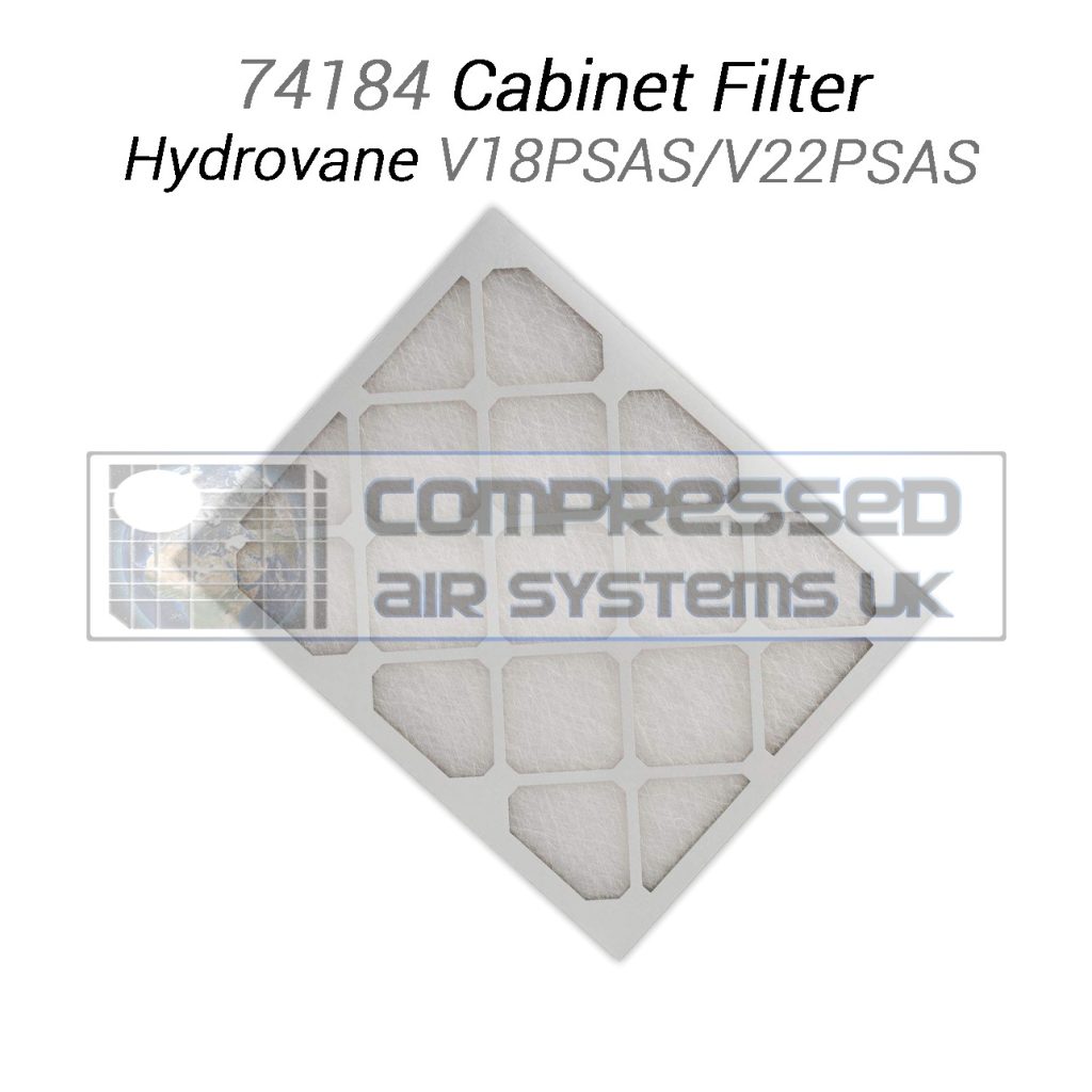 74184 Cabinet Filter Manufactured to fit: Hydrovane V18PSAS/ V22PSAS