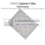 74695 Cabinet Filter Manufactured to Fit Hydrovane HV04/05/07 ACE Metal Cabinet/ HV04/05/07 ACS Plastic Cabinet