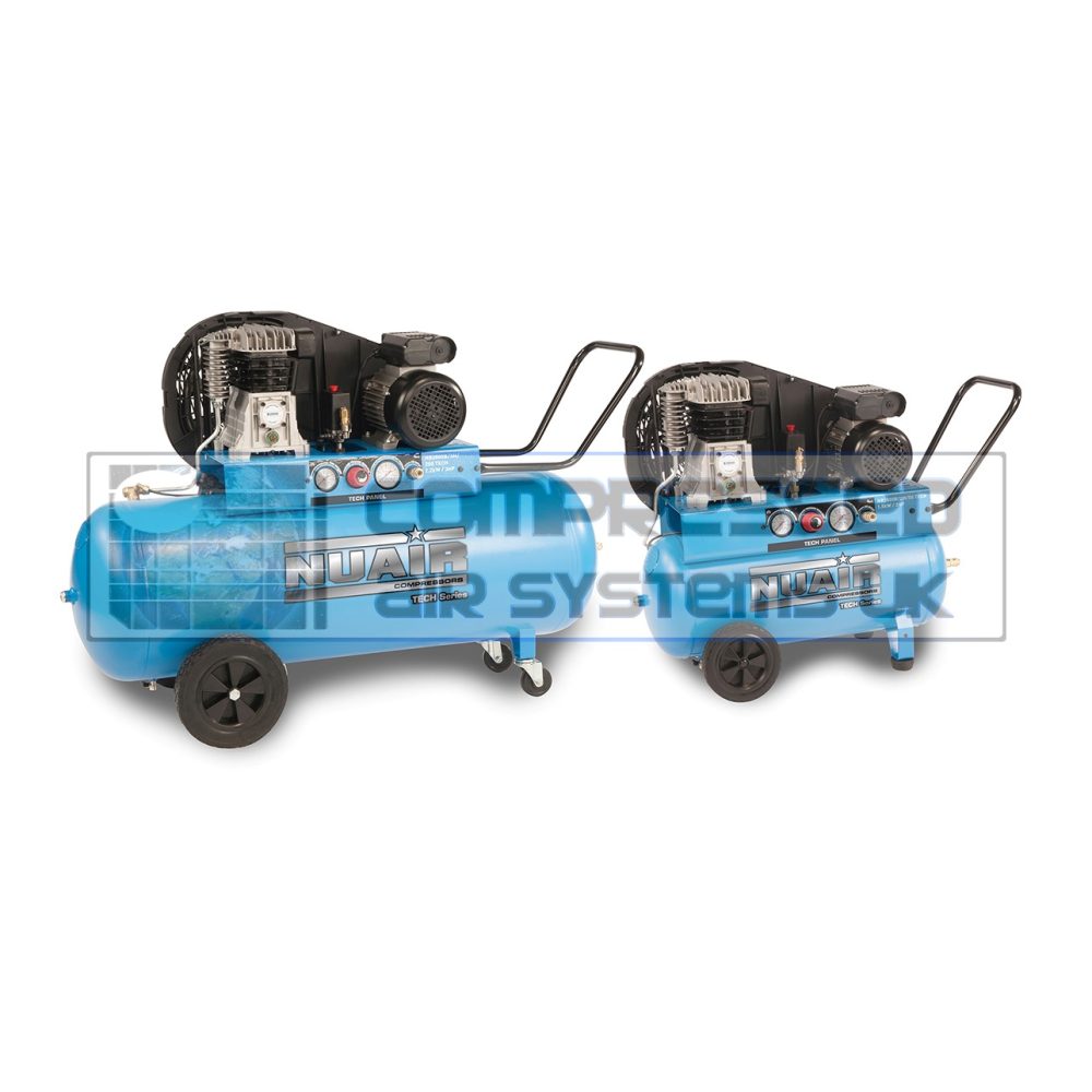 Portable + Lubricated Belt Driven Air Compressors