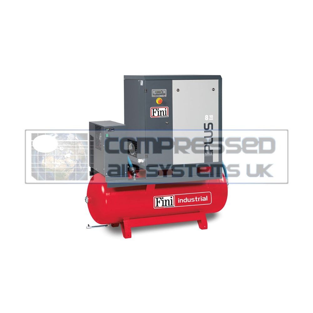 Plus Series (Range from 7.5 - 22 KW) - up to 118 CFM Available - With Dryer & Receiver