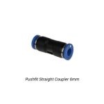 Pushfit Straight Coupler 6mm (Suitable for 6mm Nylon/ Polyurethane)