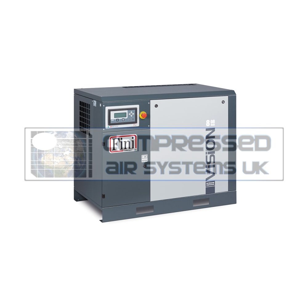 Vision Series (Range from 7.5 - 22 KW) - up to 97 CFM Available - Floor Mounted