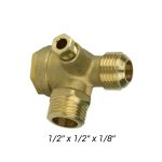Non Return Valve (NRV) 1/2 M x 1/2 M x 1/8 F/ s-9048007